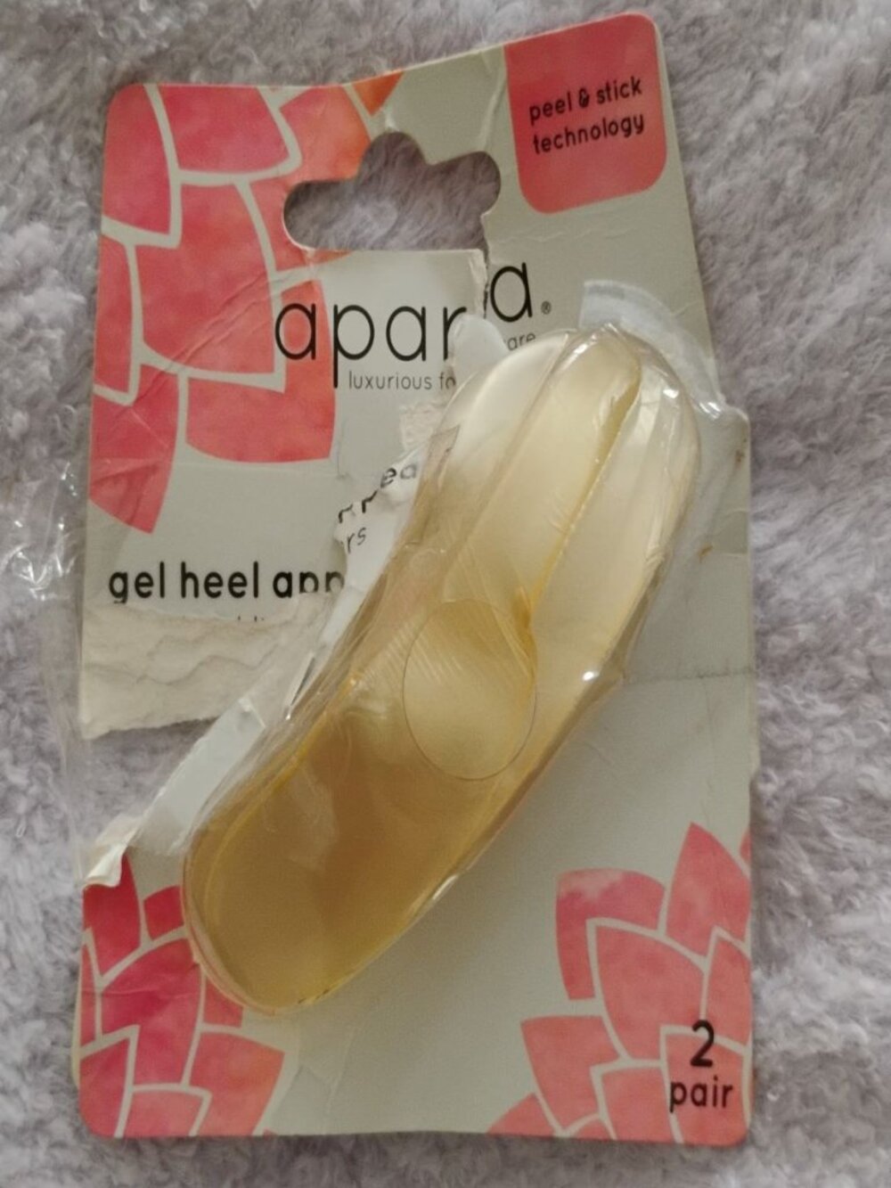 Apara gel heel inserts 2 pairs